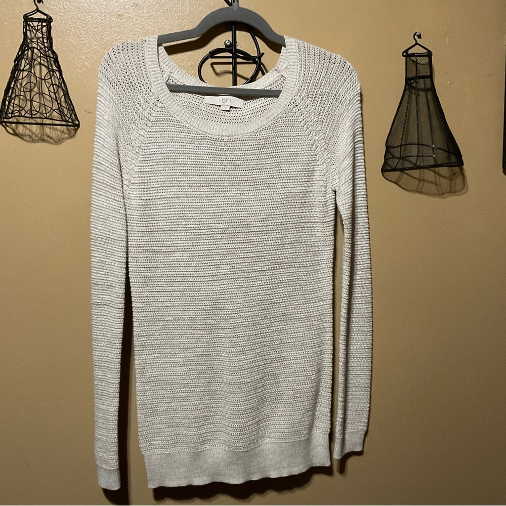 Loft Bone Color Sweater - Picture 2 of 3